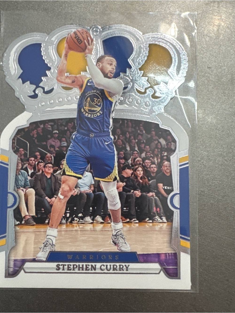 Stephen Curry Golden Warriors Blue Trading Card